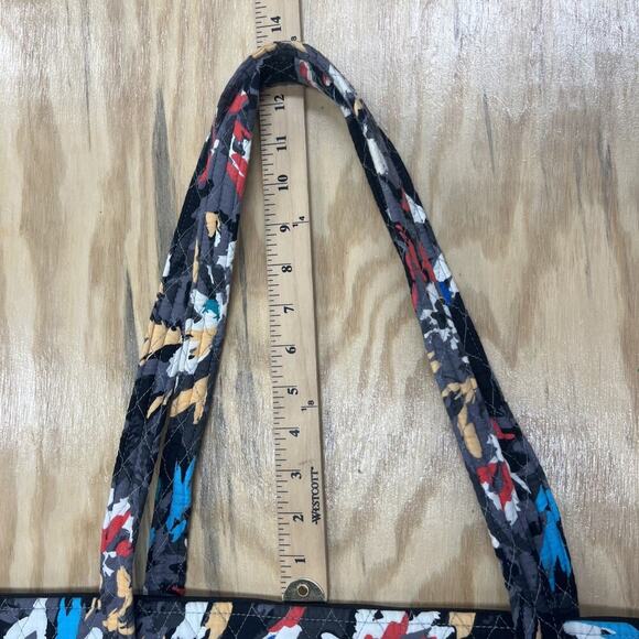 Vera Bradley X- Large Zip TOTE SPLASH FLORAL Shoulder Bag Trolly Slip Carry On - Picture 14 of 16